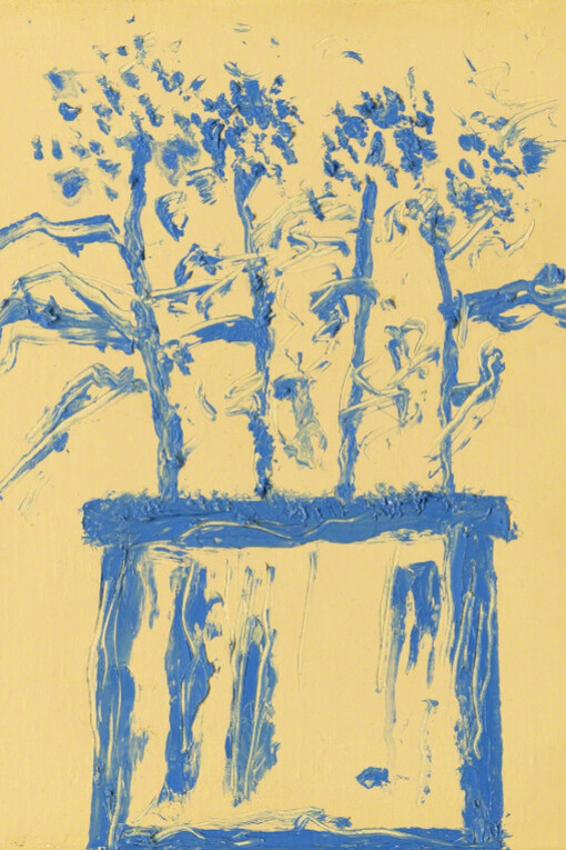 Adnan, Jardins 14, 2018, 30 x 24 cm, exhibition image. © Galerie Lelong
