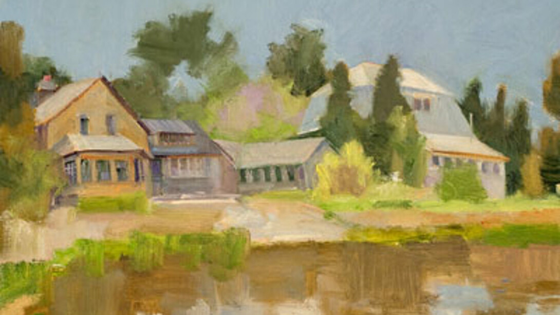 Rodger Bechtold, Shore cottages (detail). Courtesy of Anne Loucks Gallery