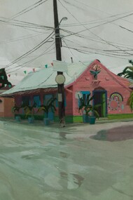 Guillermo Oyagüez. Calles de la isla de Holbox, México