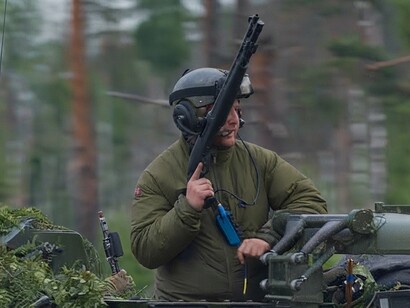 German troops conduct the tank brigade’s first major combat drills in the forests of Lithuania’s Pabradė Training Area