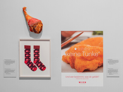 Fleisch, ausstellungsansicht. Mit freundlicher genehmigung des Musa Museums