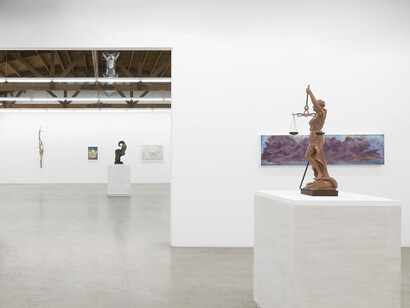 Linda Vallejo, select works, 1969 - 2024, exhibition view. Courtesy of parrasch heijnen gallery