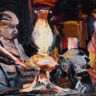 Gordon Rayner, Playing chess with the maya, c. 1999. Courtesy of Christopher Cutts Gallery