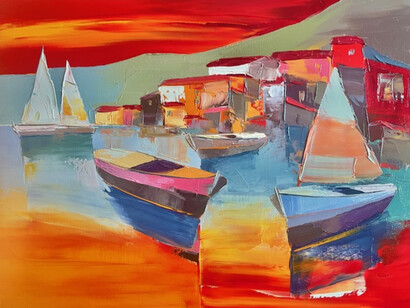 Maestra Skani, Colors of Love, 2023. Courtesy of the artist and Galerie Mourlot