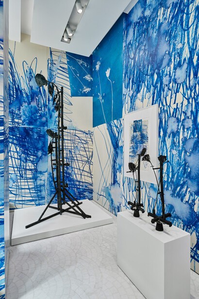 Sterling Ruby, Till death do us part, exhibition view. Courtesy of Gagosian Gallery