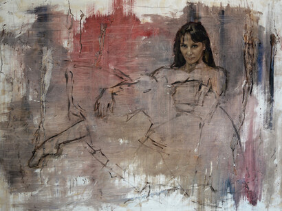 Jonathan Yeo, Tamara Rojo, 2014, Oil on canvas, 29 ½ x 39 in / 75 x 100 cm, courtesy of Eleven, London 
 
