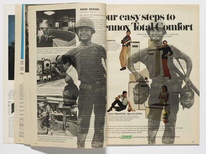 Robert Heinecken. Periodical #5. 1971. Offset lithography on found magazine , 12 1/4 × 9" (31.1 × 22.9 cm). Collection Philip Aarons, New York. © 2013 The Robert Heinecken Trust    