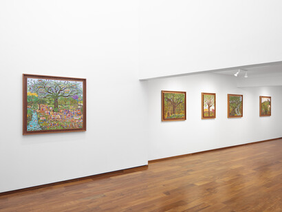 Patricia Ochoa, Rituales de tierra y sal, vista de exhibición. Cortesía de Proyectos Monclova