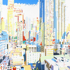 Ben Schwab, Expanding space. Courtesy of George Billis Gallery