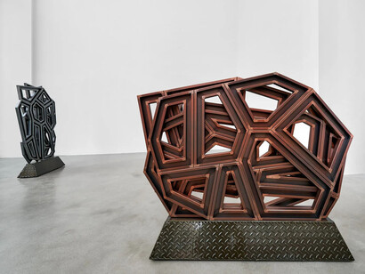 Richard Deacon, Just looking, exhibition view. Courtesy of Galerie Thomas Schulte