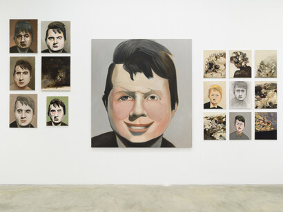 Shahin Afrassiabi, Francis – Paintings drawings sculptures 2023–2025, exhibition view. Courtesy of Soy Capitán 