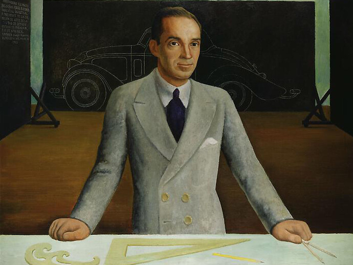Diego Rivera, Edsel B. Ford, 1932, Oil on canvas, mounted on masonite, 38 1/2 x 49 1/4 inches  97.8 x 125.1 cm, Courtesy the Detroit Institute of Arts, Detroit, MI; Bequest of Eleanor Clay Ford