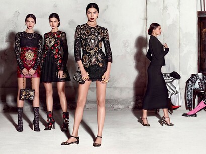 Dolce&Gabbana. Imagen de promoción de la colección primavera-verano 2015