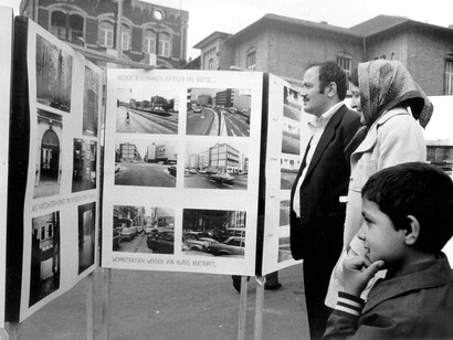 Exposición de la BINA Stadtplannung für wen?. Colonia, 1978. Grupo Arbeiterfotografie