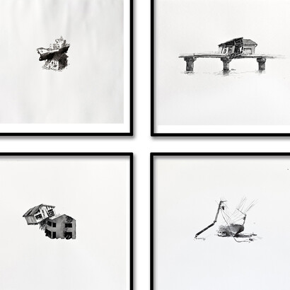 Pravdoliub Ivanov, From the series "Disasters", 2012. Courtesy of Sarieva/Gallery