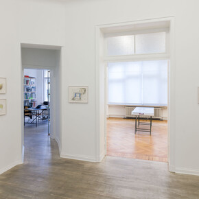 Ingrid Wiener, Gobelins, films and dreams, ausstellungsansicht. Mit freundlicher genehmigung der Barbara Wien Galerie