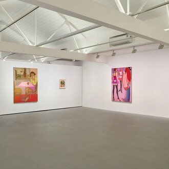 Maria Farrar, Milk, exhibition view. Courtesy of Ota Fine Arts
