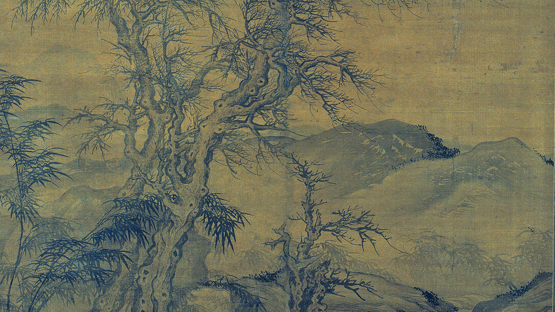 Ancient Trees and Secluded Bamboo Grove by Tang Yin (1470-1524)