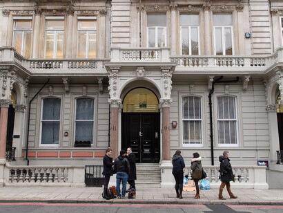 Sede de Orbis (Londres), la consultora de inteligencia corporativa fundada por Christopher Steele y otros socios tras su salida del MI6