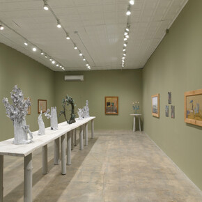 Setsuko, Kingdom of cats, exhibition view. Courtesy of Gagosian