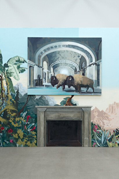 Melora Kuhn, The Drawing Room, Exhibition view, courtesy Galerie EIGEN + ART Leipzig/Berlin