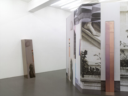  Installation view, Claudia Wieser: Container, Sies + Höke, Düsseldorf, 2014, photographer: Achim Kukulies, courtesy the artist(s) and Sies + Höke, Düsseldorf.  