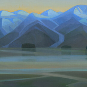 Linda Infante Lyons, Sugpiaq sunrise (detail). Courtesy of Stremmel Gallery