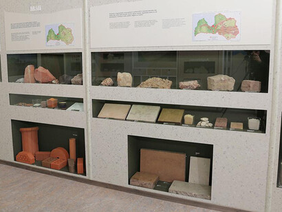 Geology of Latvia, exhibition view. Courtesy of the Latvian National Museum of Natural History