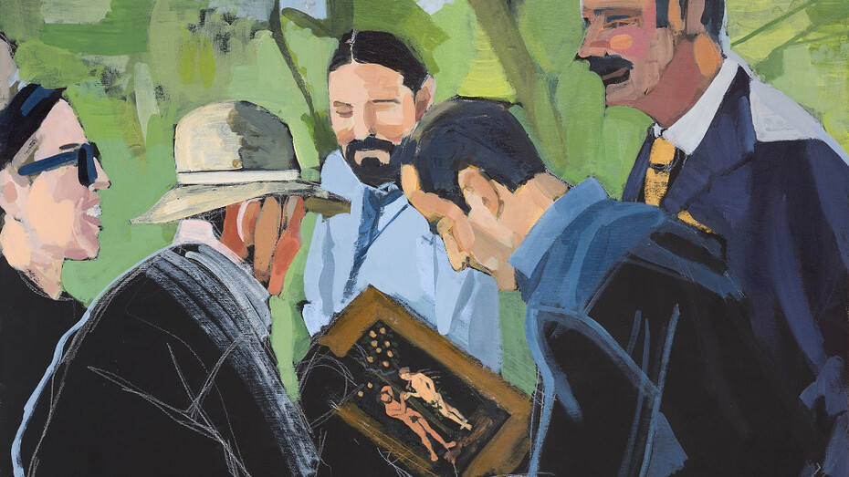 Riki Kuropatwa, Gather round (detail). Courtesy of Bugera Lamb Fine Art