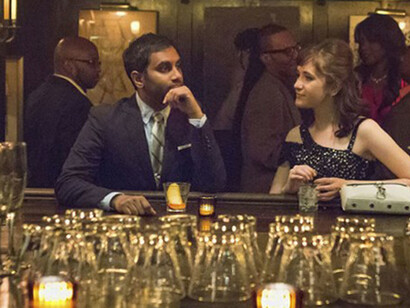 Aziz Ansari y Noël Wells, los dos protagonistas de 'Master of None'