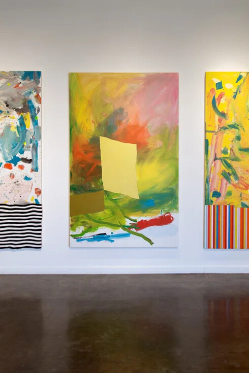 Benjamin Terry, Water lilies, exhibition view. Courtesy of Galleri Urbane