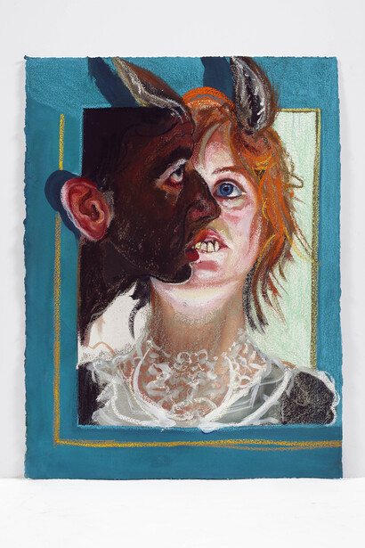 Natalie Frank, The Lettuce Donkey III, 2011-14
Gouache and chalk pastel on Arches
paper. 22 x 30 inches (55.9 x 76.2
cm). Courtesy of the artist and
Rhona Hoffman Gallery (Chicago);
ACME (Los Angeles)