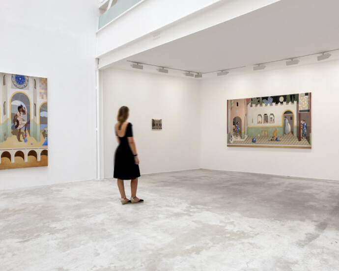 Christian Hidaka, Exhibition view. Courtesy of Gallery Michel Rein