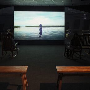 J.J. Anderson, Sometimes I feel like I am almost home, exhibition view. Courtesy of CAAM