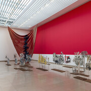 Anna Boghiguian, Exhibition view. Courtesy of Carrè d'Art