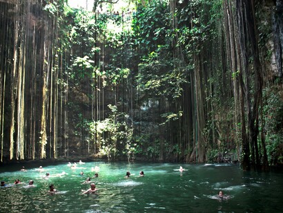 Cenote Ik Kil, Yucatán. Fotografía Rebeca Rodríguez Elías, 2014  