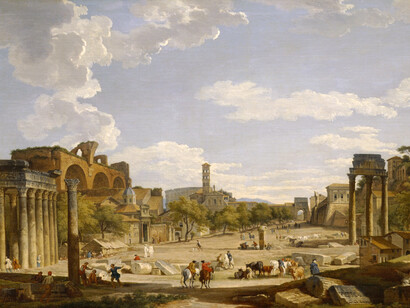 Giovanni Paolo Panini, Vista del Foro romano (1735)