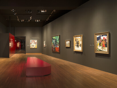 Chagall: Colour And Music, Exhibition view. Courtesy of The Montreal Museum of Fine Arts 