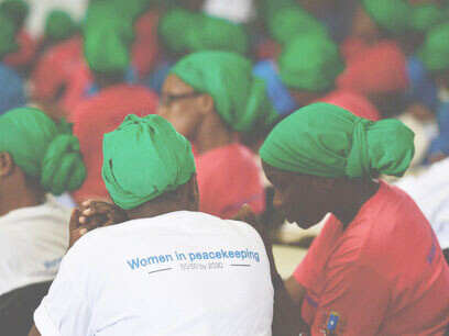 Las fuerzas de paz de la Misión de la Unión Africana en Somalia (AMISOM) conmemoran el Día Internacional de la Mujer celebrado en Mogadiscio el 8 de marzo de 2018