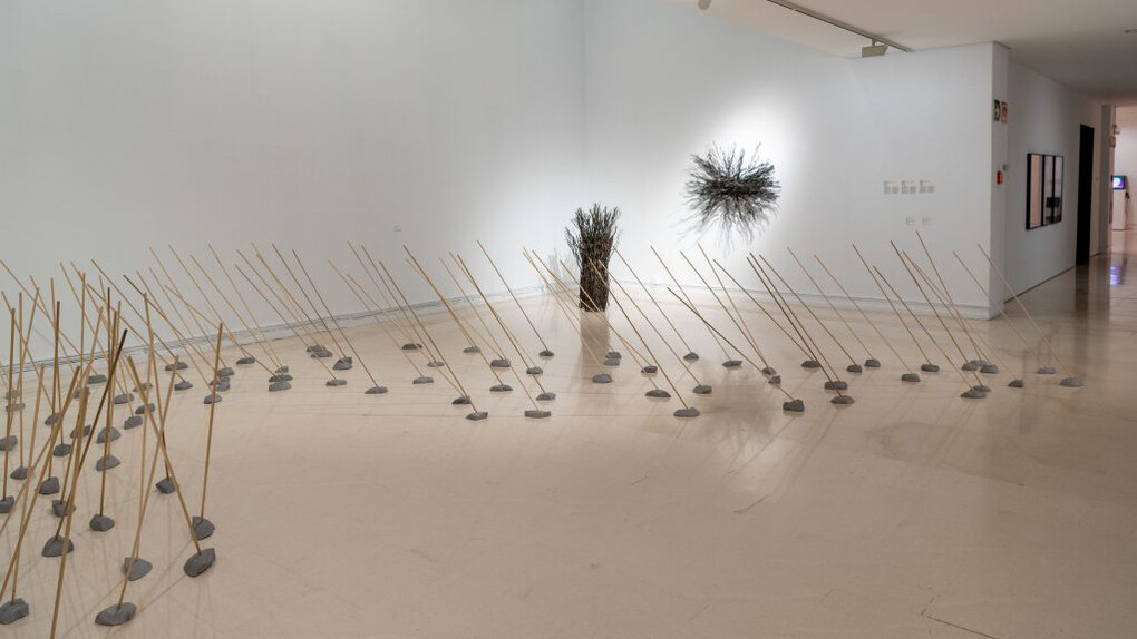 Senga Nengudi y Maren Hassinger, vista de exhibición. Cortesía de IVAM