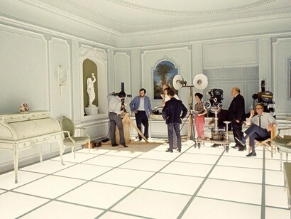 Stanley Kubrick durante la filmación de «2001: Una Odisea del espacio» (1968)
