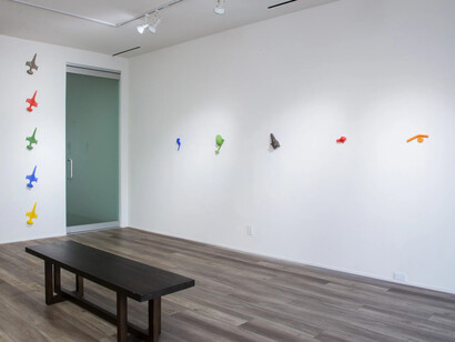 Tom Driscoll, Configurations, exhibition view. Courtesy of Quint Gallery 