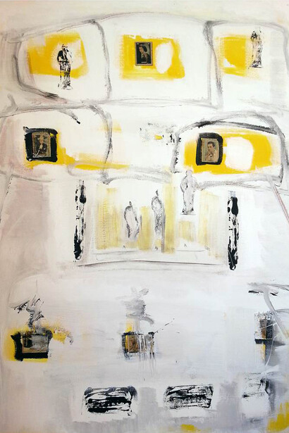 Montseé, Reviv@l I, Acrylic on Canvas, 39.5" x 29"