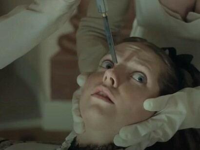 Lea Myren as Elvira in The Ugly Stepsister, chasing perfection through transformations that blur the line between fairytale and nightmare