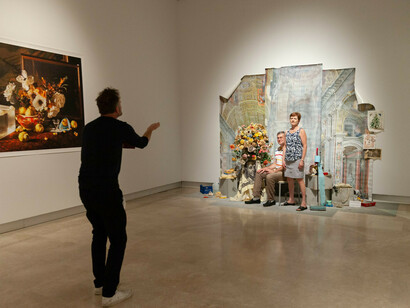 The reconstruction of the artist’s garage, photo Andrea Buccella