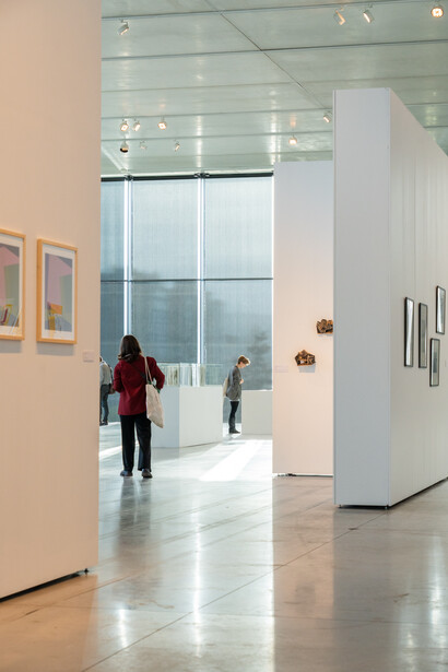Verschiedene Künstler, Internationale triennale der zeitgenössischen gravur, ausstellungsansicht. Mit freundlicher genehmigung von La Boverie
