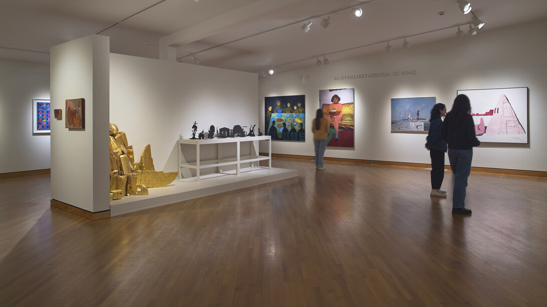 Various artists, American conversations, exhibition view. Courtesy of Ogunquit Museum of American Art