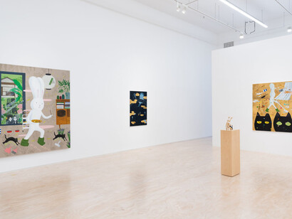 Atsushi Kaga, The world will not end tomorrow, exhibition view. Courtesy of Jessica Silverman Gallery