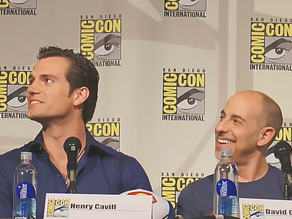 Henry Cavill and David Goyer delivered engaging speeches at Comic-Con in San Diego, California, USA