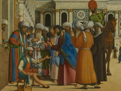 Cima da Conegliano, Die Heilung des Anianus durch den Hl. Markus, 1497-1499. Mit freundlicher genehmigung der Gemäldegalerie